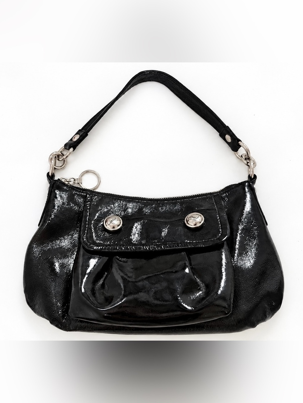Vintage Coach Poppy Groovy Patent Leather Bag Purse